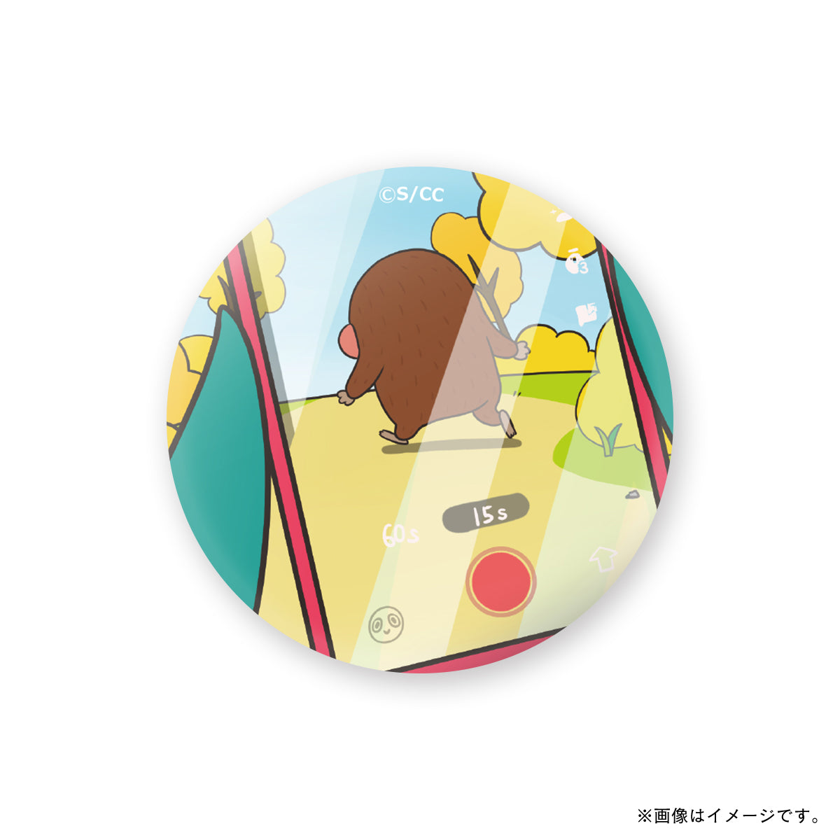 アニメ「サク山チョコ次郎」缶バッジ⑦
